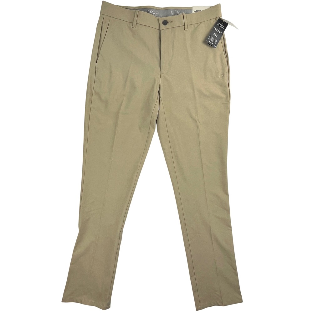 Original Penguin Munsingwear Performance Stretch Golf Pant 31x32 Men Khaki NWT